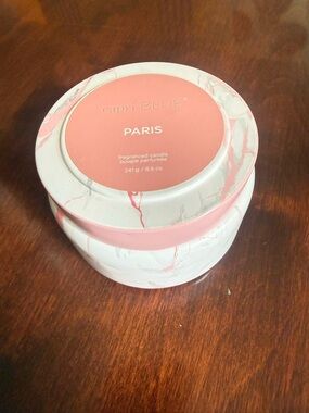capri BLUE Paris Scented Candle - Pink Marble Jar